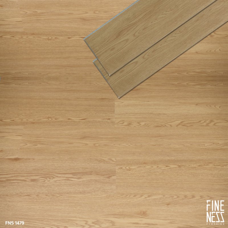 FINENESS FLOORING FNS 1479 SPC Flooring Click Lock Install Natural Oak Wood Design Thickness 5.5 MM